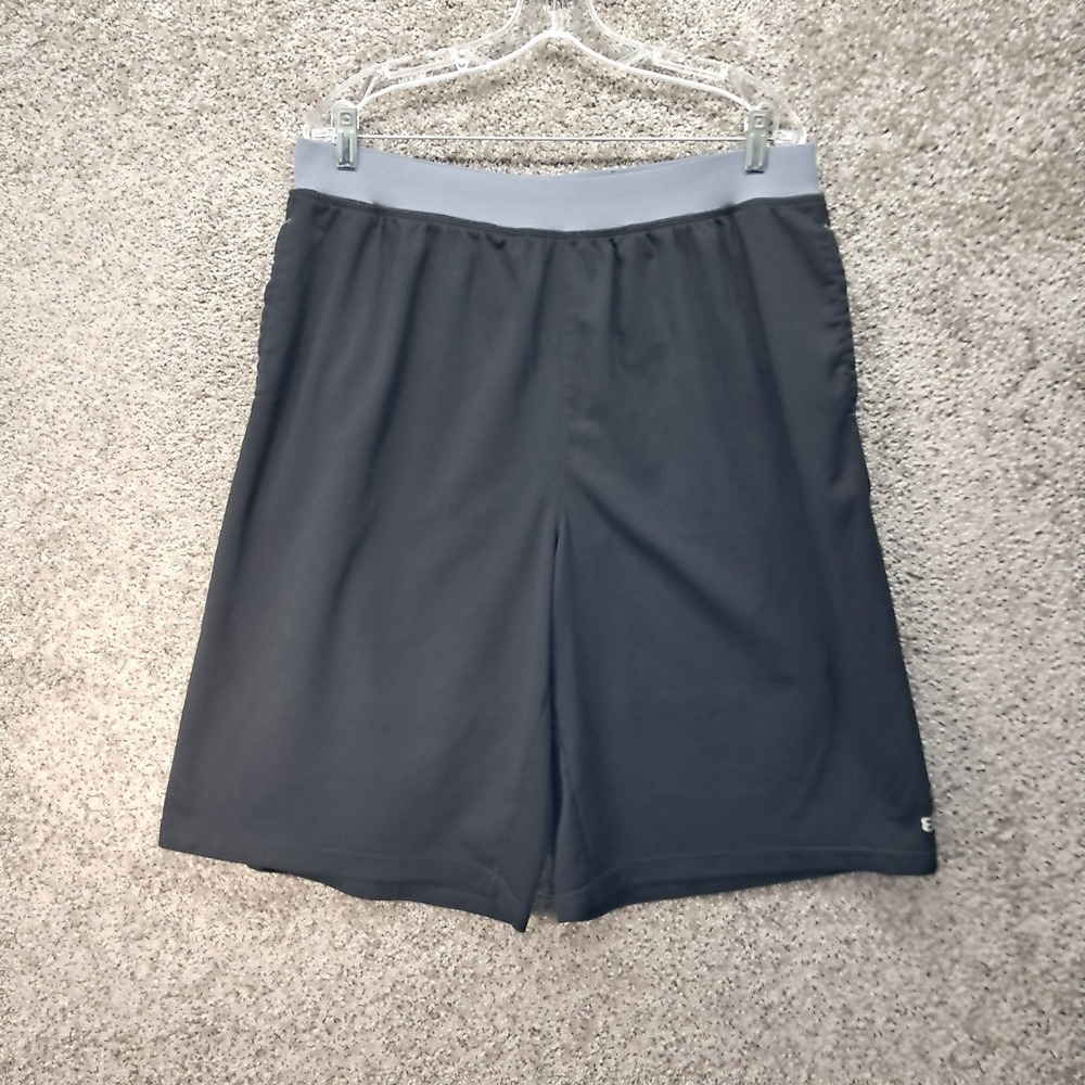 Layer 8 Performance Mens XL Gray Qwick-Dry Mesh Athletic Basketball Shorts